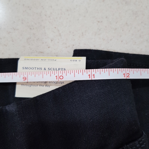 NWT UNIVERSAL THREAD Skinny Legs Black Denim Pull On Jegging Jeans Pants 0 25 - Picture 6 of 9
